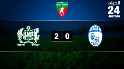 Difaâ El Jadida s'impose à domicile face au Rapide Oued Zem (2-0)