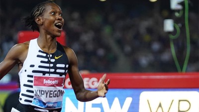 La Kényane Faith Kipyegon bat le record du monde du 1.500 m