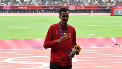 JO de Tokyo.. la médaille d'or du 3.000 m steeple, un "point de départ" pour de meilleures performances (Sofiane El Bakkali)