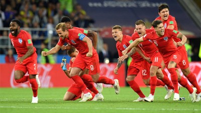 Mondial-2018: L'Angleterre bat la Colombie et rejoint les quarts de finale