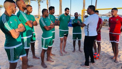 CAN de Beach soccer: La sélection nationale poursuit ses préparatifs à Sharm El-Sheikh
