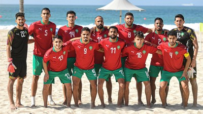 كرة القدم الشاطئية (مباراة ودية) .. المنتخب المغربي ينهزم أمام نظيره الفرنسي (3-4)