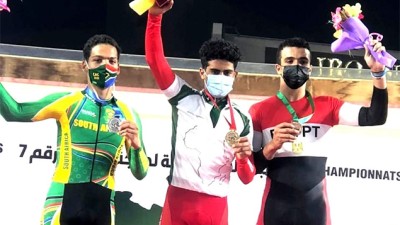بطولة إفريقيا للدراجات على المضمار, المنتخب المغربي يحرز ثماني ميداليات منها ذهبية واحدة