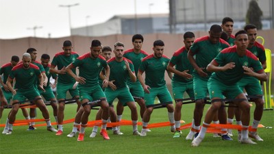 CAN-2021.. Ultime entraînement des Lions de l'Atlas avant les Comores