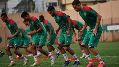 CAN-2021.. Première séance d'entraînement des Lions de l'Atlas en vue des 8ès de finale