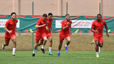 CAN-2021.. Les entraînements des Lions de l'Atlas sans Hakimi, Bounou et Fajr