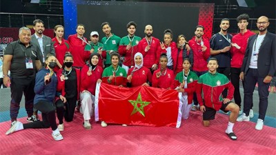 كأس العرب للتايكوندو (الفجيرة 2022).. المنتخب المغربي يحرز 13 ميدالية منها ثلاث ذهبيات