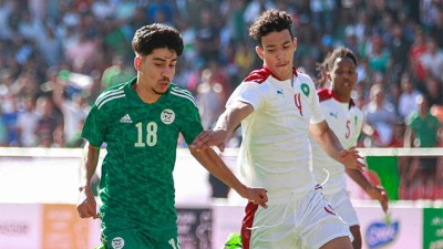 الألعاب المتوسطية "وهران 2022" - كرة القدم .. المنتخب المغربي لأقل من 18 سنة يفوز على نظيره الجزائري (2-0) وينعش آماله في التأهل إلى الدور المقبل