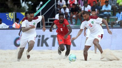 كأس إفريقيا للأمم لكرة القدم الشاطئية (الموزمبيق 2022).. المنتخب المغربي يتأهل لنصف النهاية بفوزه على نظيره المالاوي 7-3