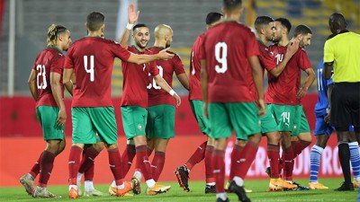 المنتخب المغربي يفوز على نظيره لافريقيا الوسطى (4 -1) 'إقصائيات كأس إفريقيا للأمم'