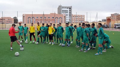 La sélection nationale U20 en stage à Saïdia, du 21 au 31 mars