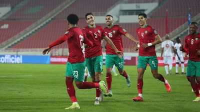 التصفيات الإفريقية المؤهلة لمونديال (قطر 2022)..المنتخب الوطني المغربي يفوز على نظيره الغيني (3-0)