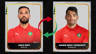 كأس إفريقيا للأمم (الكاميرون 2021) .. استدعاء أحمد رضى التكناوتي و طارق التيسودالي للإلتحاق بالتجمع الإعدادي للمنتخب الوطني