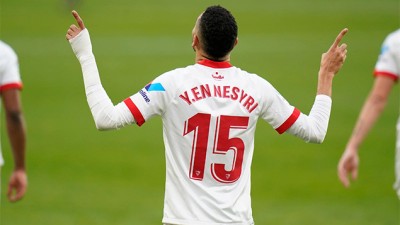 الدولي المغربي يوسف النصيري يوقع "هاتريك" في مرمى قادس ويتعلى صدارة هدافي الليغا