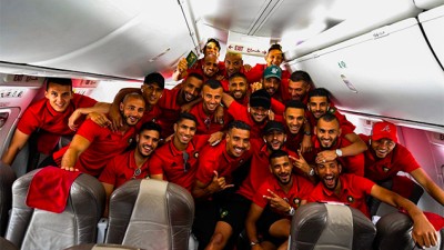 CAN-2019: Arrivée des Lions de l'Atlas en Egypte