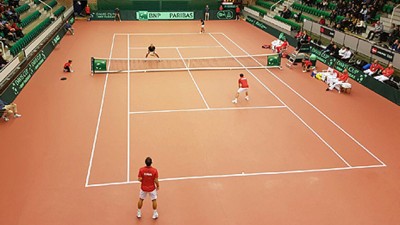 Tennis coupe davis Denmark vs maroc