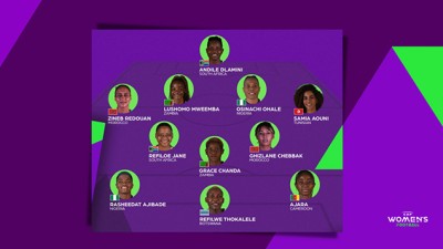 CAN Féminine TotalEnergies 2022.. L’équipe type de la phase de groupes avec des représentants de sept pays