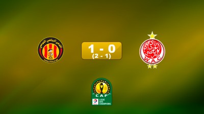 Finale retour de la Ligue des champions d'Afrique: L'Espérance Tunis proclamée vainqueur face au WAC après l'interruption du match à la 59è minute