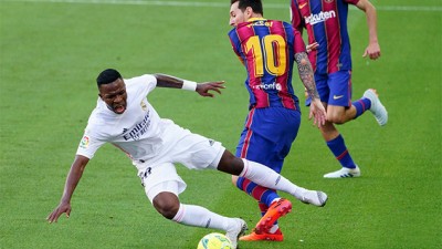 Liga, le Real Madrid sort vainqueur du Clasico face au FC Barcelone (1-3)