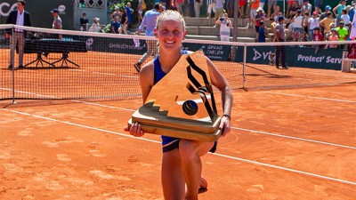 WTA: la Française Fiona Ferro, remporte à 22 ans, son premier sacre