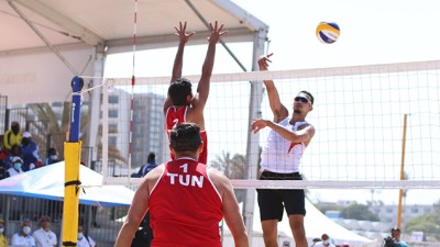 Beach-volley-Tournoi africain qualificatif aux JO (hommes).. double victoire du Maroc face à la Tunisie