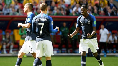 Mondial Russie-2018: Victoire de la France face à l'Australie (2-1)