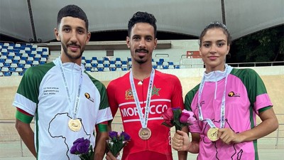 البطولة الإفريقية للدراجات على المضمار بأبوجا.. ذهبيتان للبطلين المغربيين رجاء شاكر وأشرف الدغمي