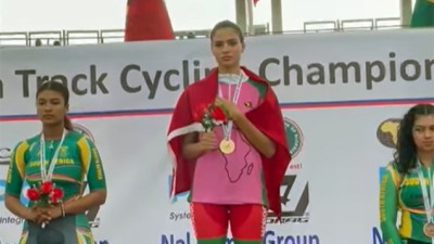 البطولة الإفريقية للدراجات على المضمار بأبوجا.. ذهبية جديدة للبطلة المغربية رجاء شاكر