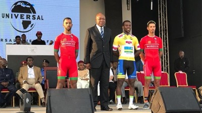 Cameroun/Tour de l’espoir : le cyclisme marocain s’illustre avec El Mehdi Chokri et Mohcine El Kouraji classés respectivement 2e et 3e au général