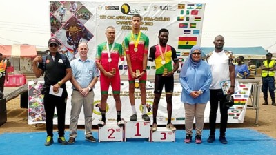 Championnats d'Afrique de cyclisme sur route à Accra.. Le Maroc décroche l'or et l'argent dans la course sur route individuelle