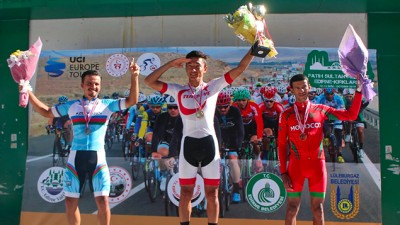 المغربي لحسن الصباحي ثالث في سباق السلطان فاتح لسباق الدراجات بولاية كيلكلاريلي بتركيا