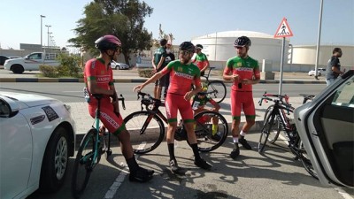 Tour cycliste de Sharjah.. Nasr Eddine El Maatouki 3ème, la sélection marocaine 6ème au classement général