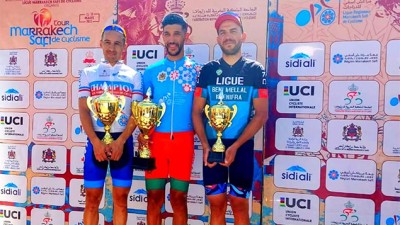 Achraf Doghmi remporte la 2è étape du 1è Tour cycliste de Marrakech-Safi