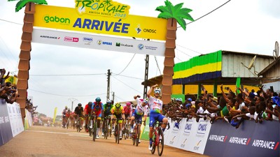 Tropicale Amissa Bongo "2è étape".. Le Français Tesson vainqueur, le Marocain Youssef Bdadou 6ème