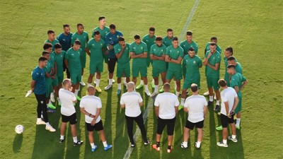 المنتخب الوطني يخوض أول حصة تدريبية قبل وديتي الشيلي والبارغواي
