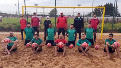 La sélection nationale de beach-soccer en stage de préparation à Maâmoura