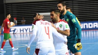 مونديال كرة القدم داخل القاعة -ليتوانيا 2021 .. المنتخب المغربي يتعادل مع نظيره البرتغالي ( 3- 3) و يضرب موعدا مع فنزويلا في دور الثمن