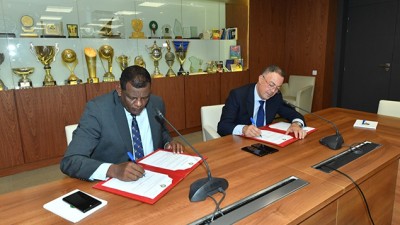 Signature à Rabat d'une convention de partenariat entre la FRMF et son homologue éthiopienne