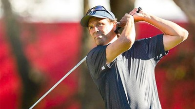 47ème édition du Trophée Hassan II de golf (1ère journée).. le Canadien Stephen Ames termine en tête