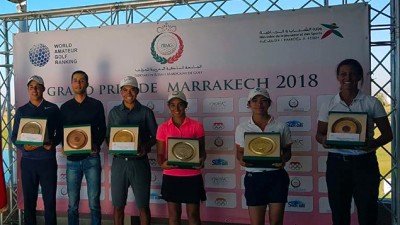 المغربي أمين الخراز والفرنسية بانتيي ليلاس يحرزان لقب جائزة مراكش الكبرى للغولف