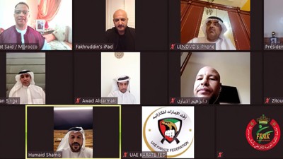 المغرب والامارات يبحثان تعزيز التعاون المشترك في مجال رياضة الكراطي