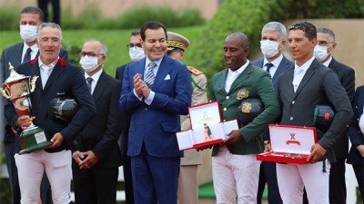 SAR le Prince Moulay Rachid préside à Témara le Grand Prix SM le Roi Mohammed VI du Concours de saut d'obstacles trois étoiles