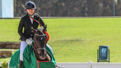 Semaine du cheval 2023.. la cavalière Yasmine Lebonte remporte le championnat du Maroc de dressage C