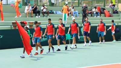 Coupe Davis "Groupe Mondial II-1ère J.".. Moundir et Benchetrit donnent l'avantage au Maroc face à la Côte d'Ivoire