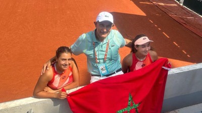 Roland-Garros Juniors (double filles).. La paire marocaine El Allami-El Aouni en huitièmes de finale