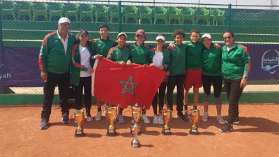 البطولة الافريقية لكرة المضرب..المنتخب المغربي لأقل من 14 سنة يتوج باللقب