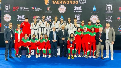 كأس رئيس الاتحاد الدولي للتايكوندو (مصر 2023).. المنتخب المغربي يحرز 12 ميدالية منها ثماني ذهبيات
