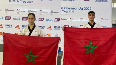 Gymnasiade 2022 'Taekwondo'.. la sélection marocaine scolaire remporte deux médailles de bronze