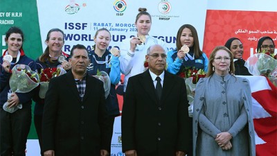 Coupe du monde de tir sportif (Skeet).. L'équipe féminine du Kazakhstan remporte la médaille d'or par équipe
