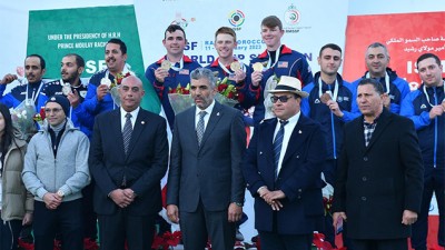 Coupe du monde de tir sportif (Skeet/hommes).. les Etats-Unis remportent la médaille d'or par équipe
